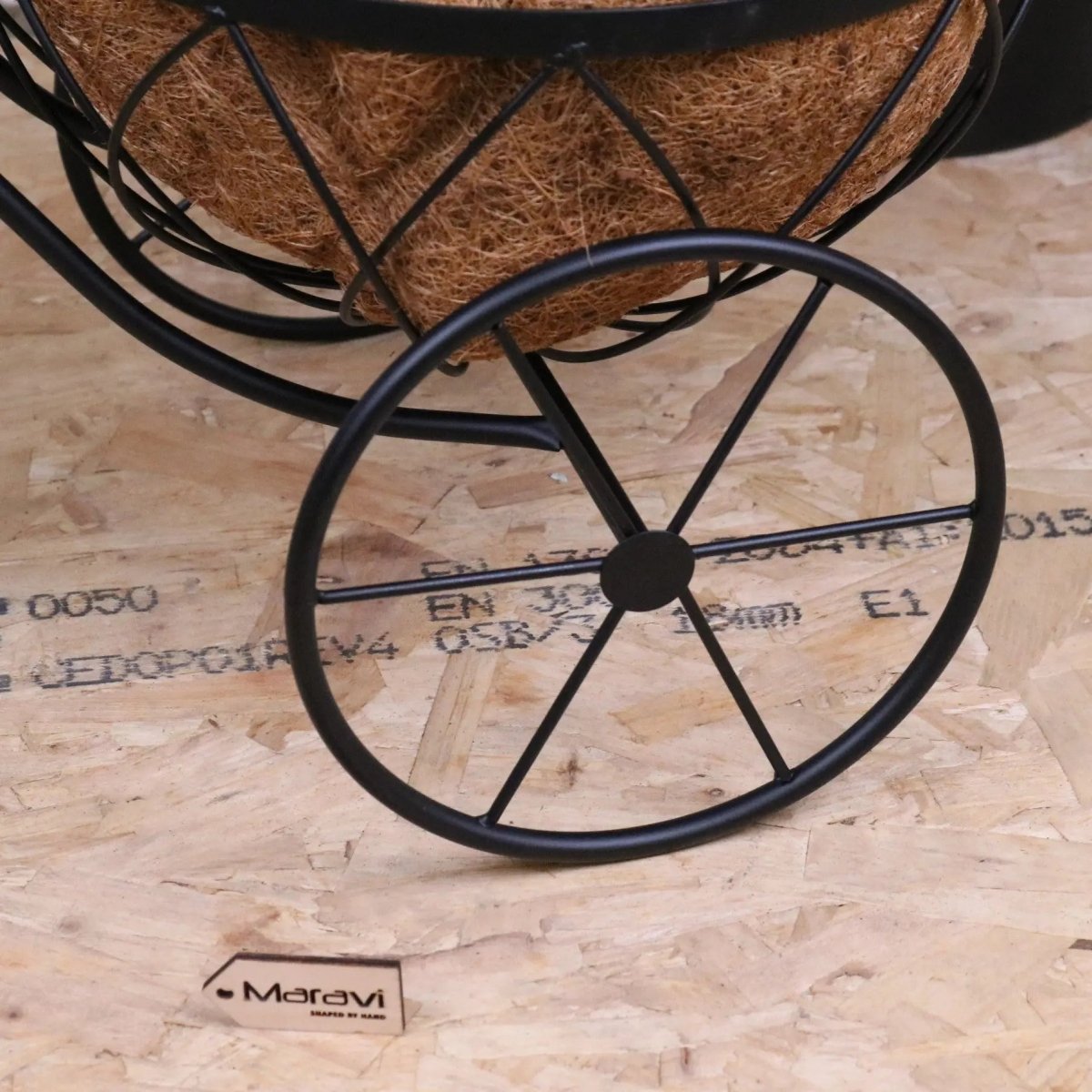 Bike Garden Planter Metal Vintage Style Black - Joe’s Haven