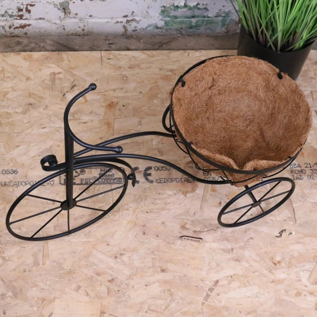 Bike Garden Planter Metal Vintage Style Black - Joe’s Haven