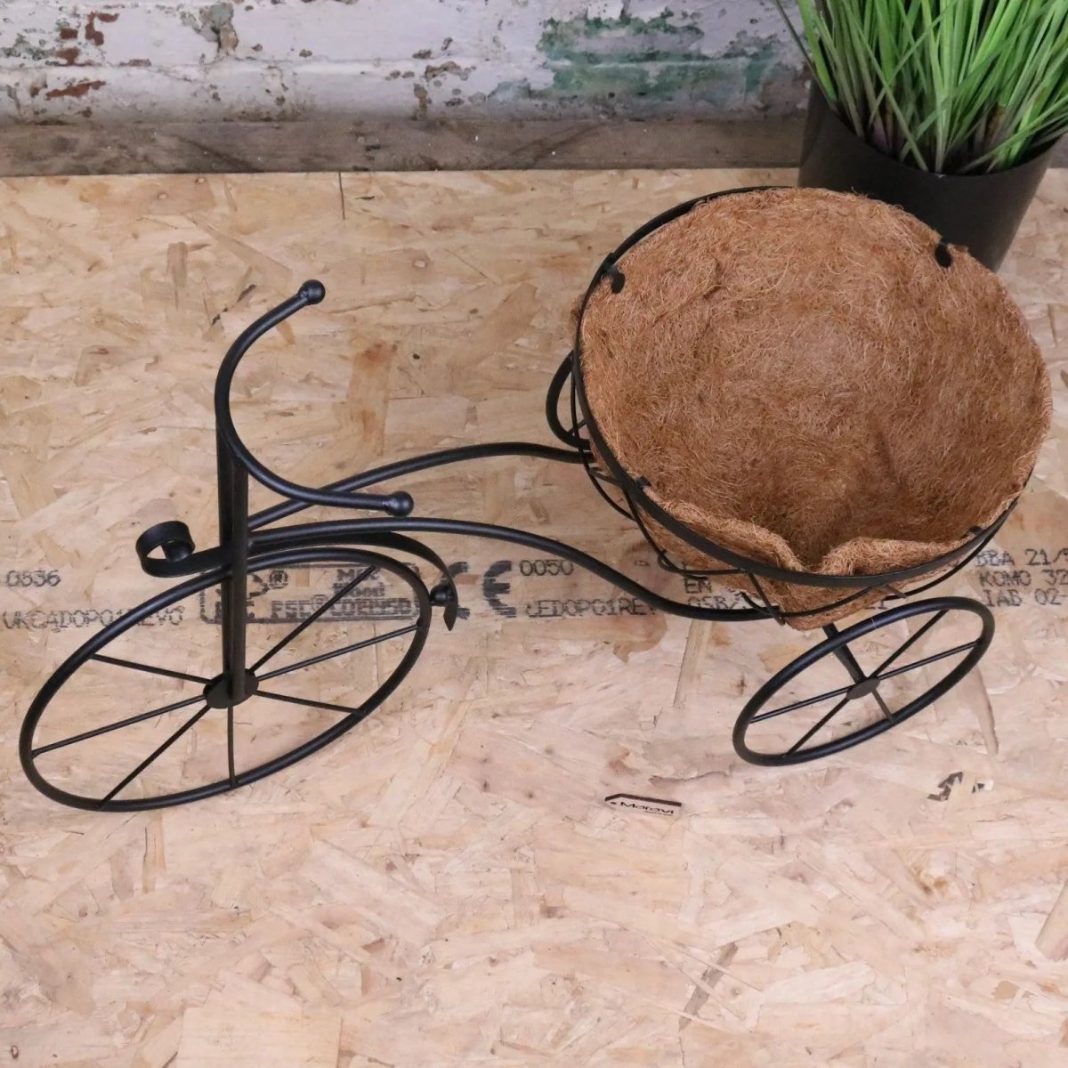 Bike Garden Planter Metal Vintage Style Black - Joe’s Haven