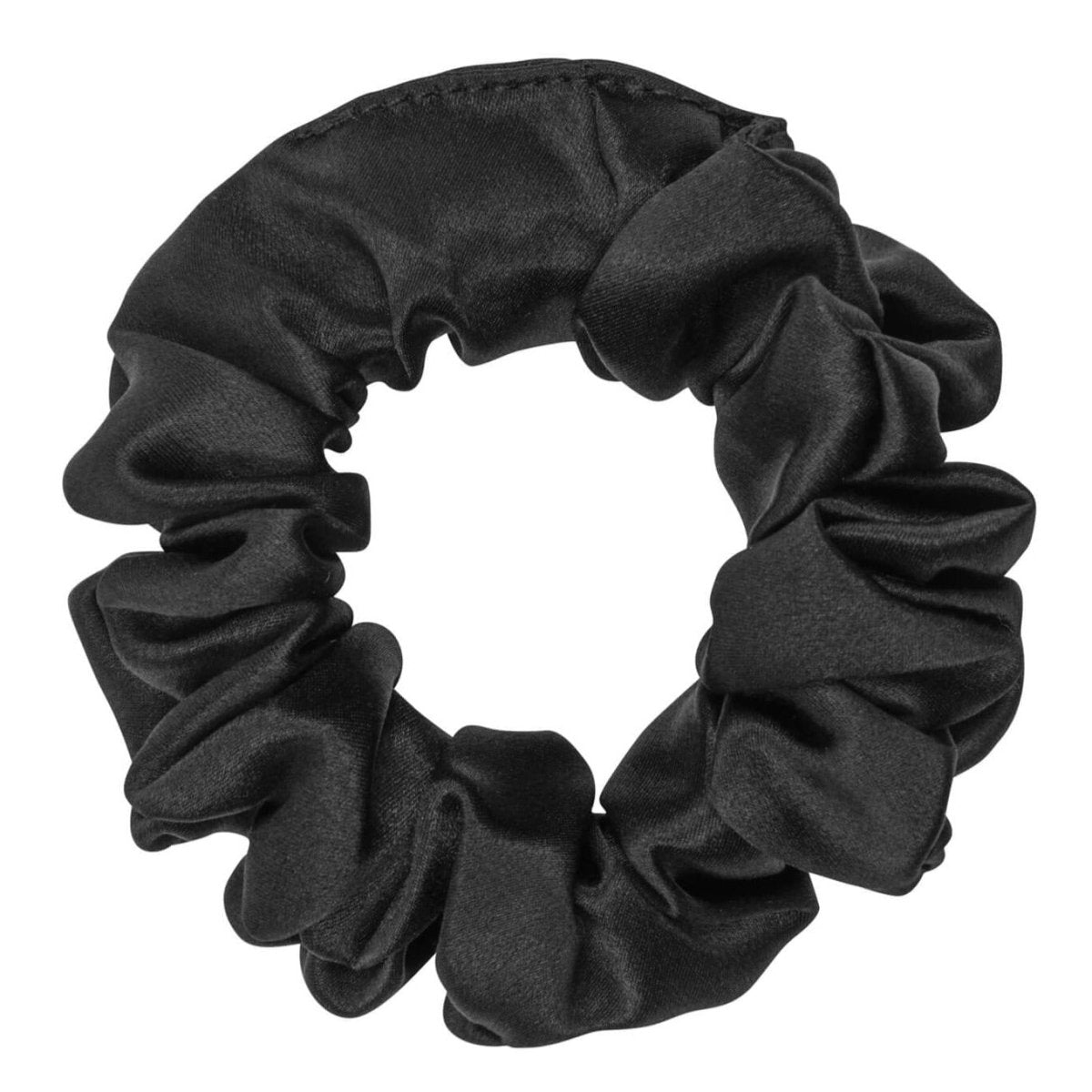 Black Silk Scrunchie - Regular - Joe’s Haven