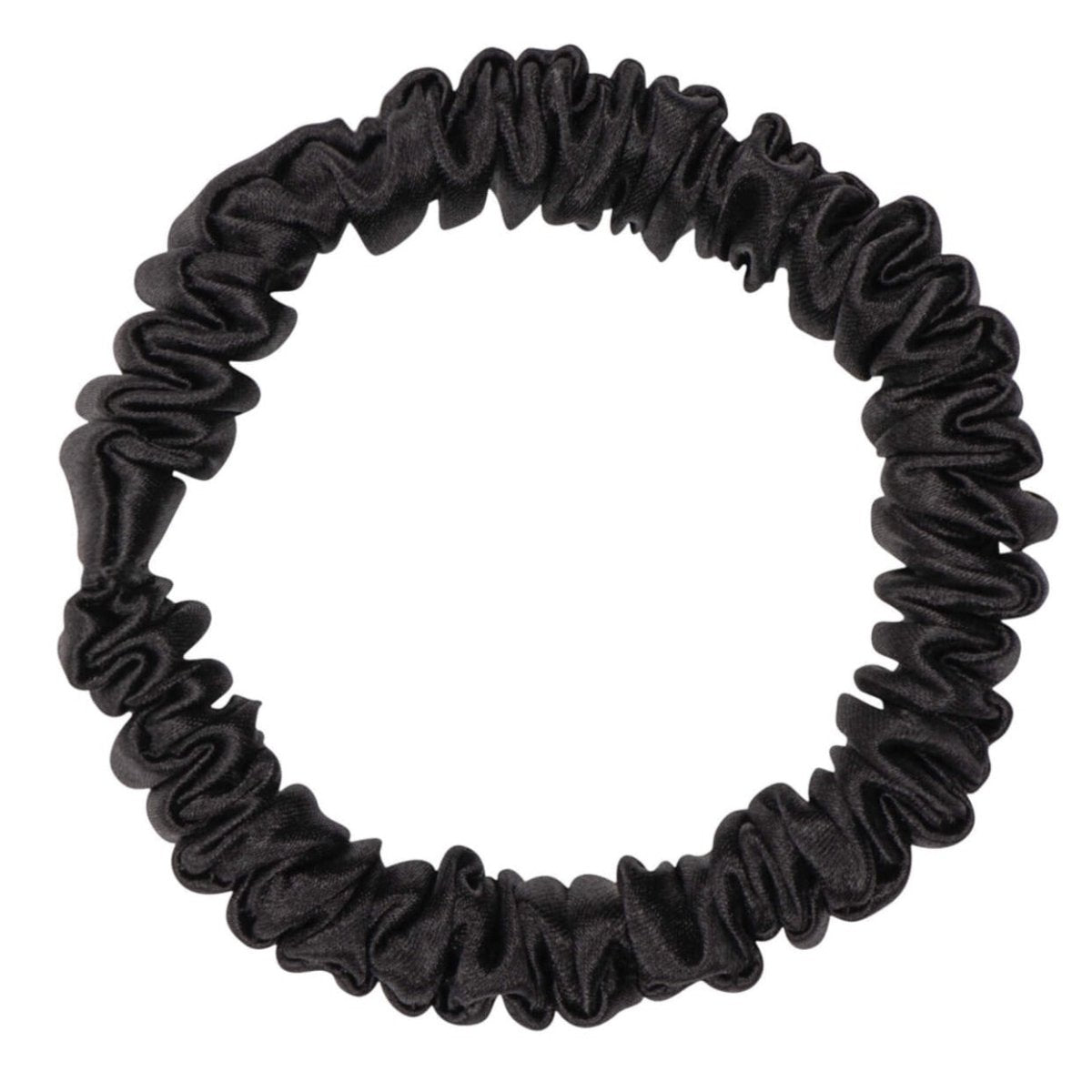 Black Silk Scrunchie - Skinny - Joe’s Haven