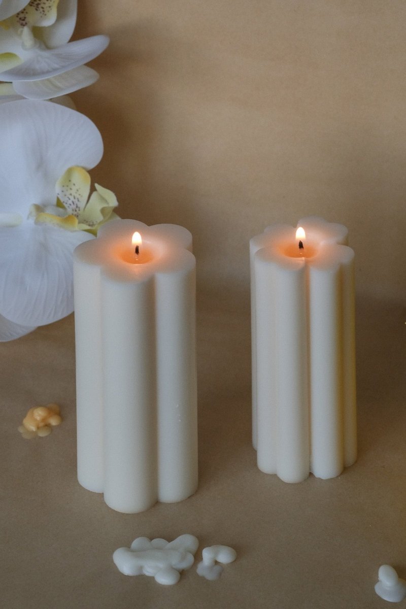 Cherry Blossom Pillar Candle - Joe’s Haven