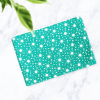 Turquoise Blue Retro Make Up bag - Joe’s Haven