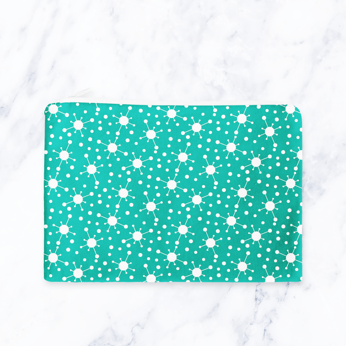 Turquoise Blue Retro Make Up bag - Joe’s Haven
