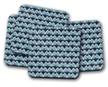 Blue Geometric Arches Design Coaster, Table Decor Drinks Mat - Joe’s Haven
