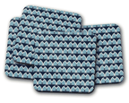 Blue Geometric Arches Design Coaster, Table Decor Drinks Mat - Joe’s Haven