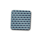 Blue Geometric Arches Design Coaster, Table Decor Drinks Mat - Joe’s Haven