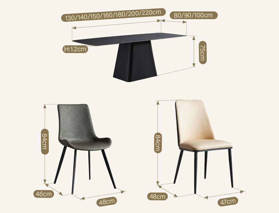Bontempi Dining Table, Sintered Stone - Joe’s Haven