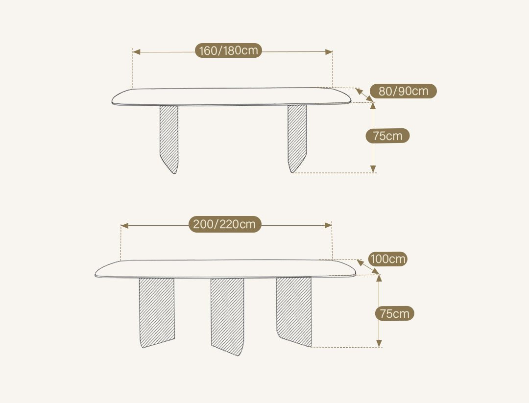 Boston Dining Table, Sintered Stone - Joe’s Haven