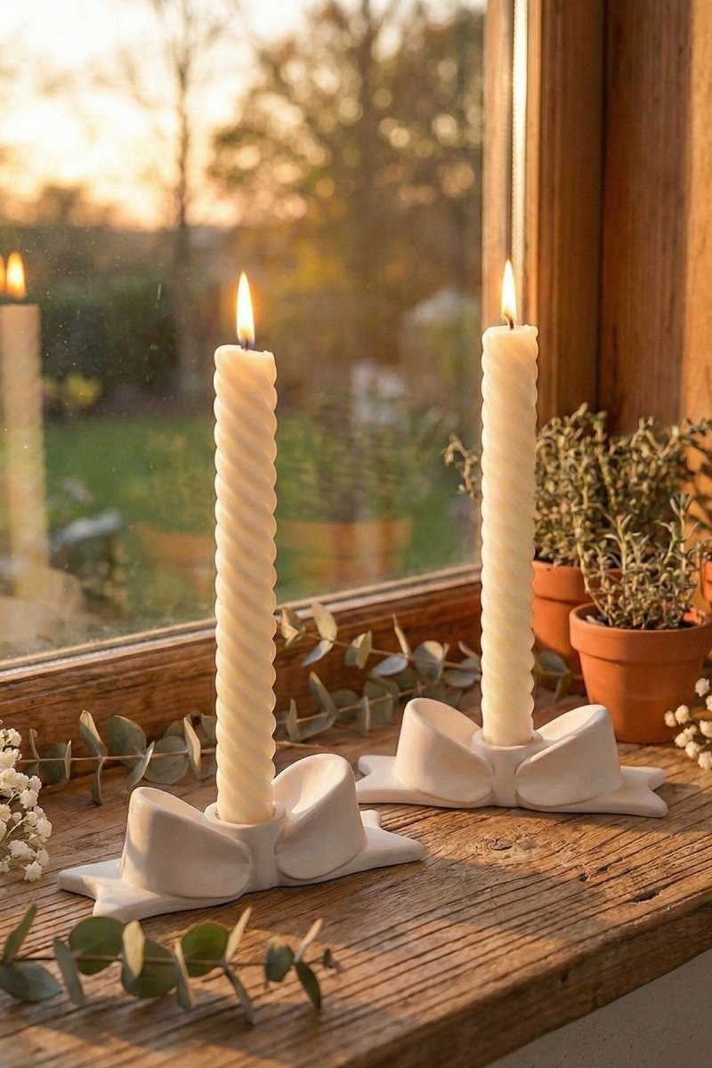 Bow Candle Holder - Joe’s Haven