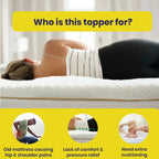 Brightr® Aurora 2 in 1 Memory Foam mattress topper - Joe’s Haven
