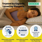 Brightr® Luna adjustable memory foam pillow bundle - Joe’s Haven