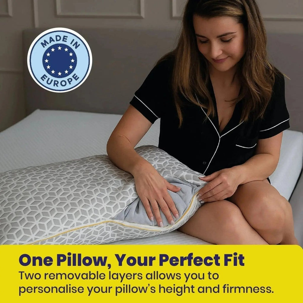 Brightr® Luna adjustable memory foam pillow bundle - Joe’s Haven