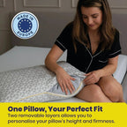 Brightr® Luna adjustable memory foam pillow bundle - Joe’s Haven