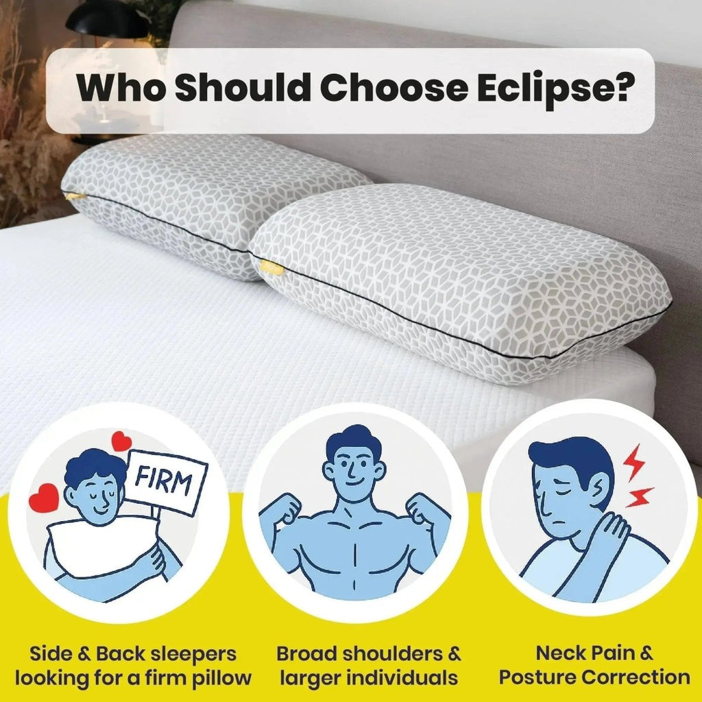 Brightr® Eclipse Adjustable Firm Memory foam pillow - Joe’s Haven