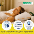 Brightr® Nox Vegan Best Down Alternative pillow - Joe’s Haven