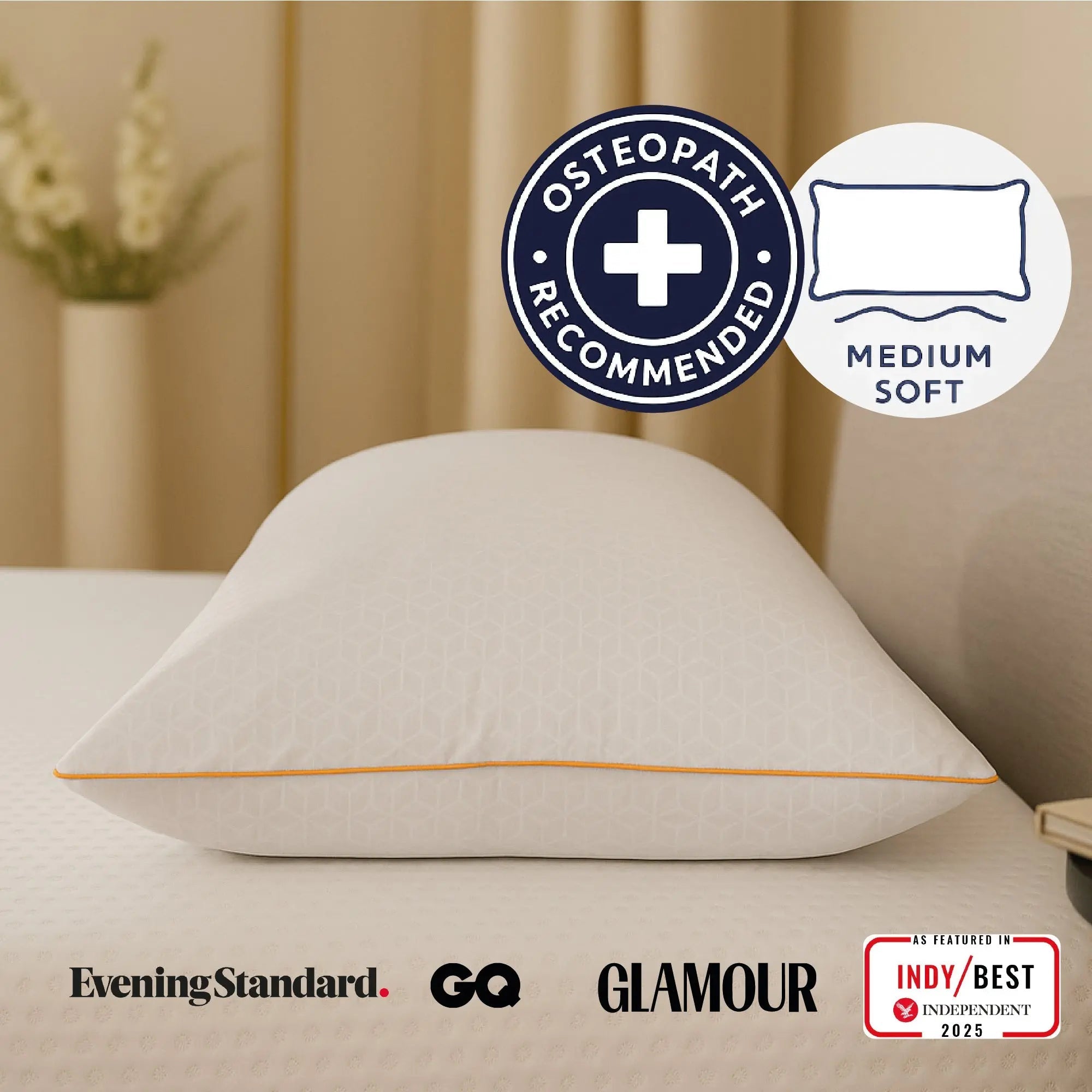 Brightr® Stella Hybrid Neck Relief pillow
