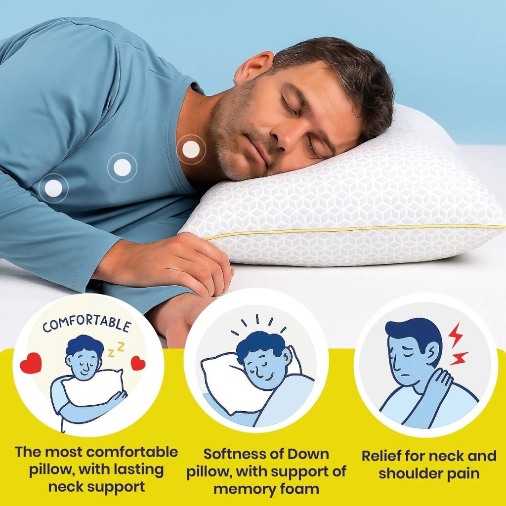 Brightr® Stella Hybrid Neck Support pillow - Joe’s Haven