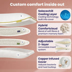 Brightr® Stella Hybrid Adjustable Pillow - Joe’s Haven