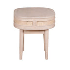 Chester Cane And Wood Bedside Table - Joe’s Haven