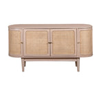 Chester Cane And Wood 4 Doors Sideboard - Joe’s Haven