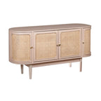 Chester Cane And Wood 4 Doors Sideboard - Joe’s Haven