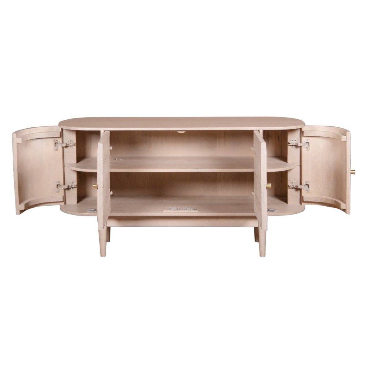 Chester Cane And Wood 4 Doors Sideboard - Joe’s Haven