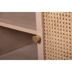 Chester Cane And Wood 4 Doors Sideboard - Joe’s Haven