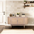 Chester Cane And Wood 4 Doors Sideboard - Joe’s Haven