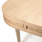 Chester Cane And Wood Dining Table - Joe’s Haven