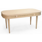 Chester Cane And Wood Dining Table - Joe’s Haven