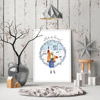 Christmas decor gift | wall art print