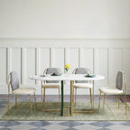 COSCO Modern Folding Dining Table, Green & Grey - Joe’s Haven