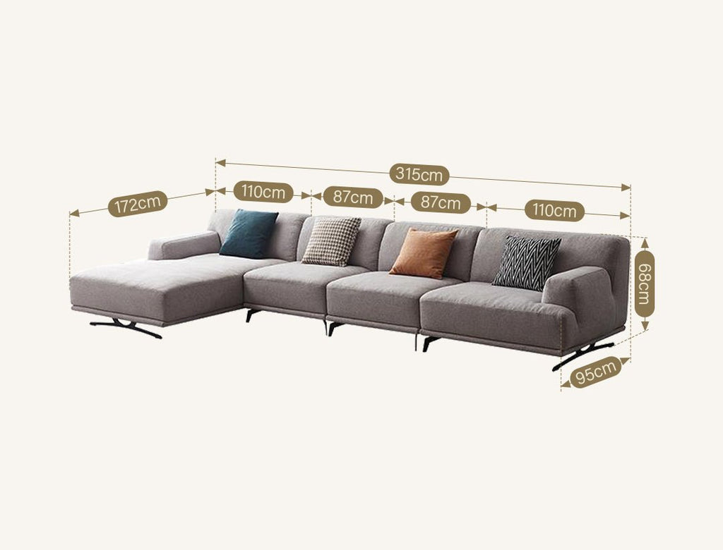 Cannes Four Seater Corner Sofa - Joe’s Haven