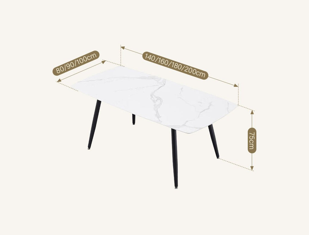 Canopy Dining Table, Sintered Stone - Joe’s Haven