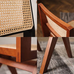 Caribbean Rattan Dining Chair, Oak - Joe’s Haven