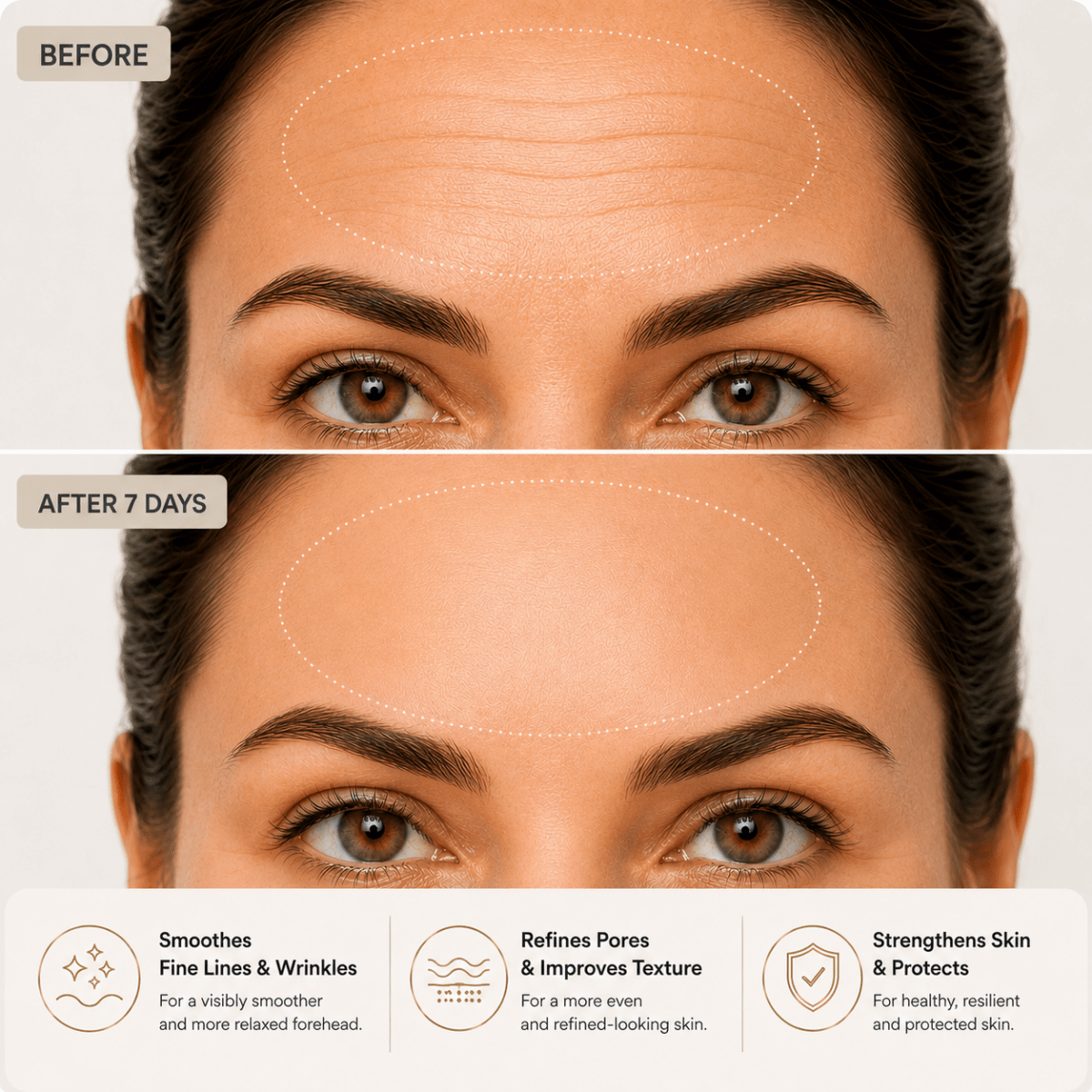 Brightr® Forehead wrinkle smoothing Face Tape (30 patches) - Joe’s Haven