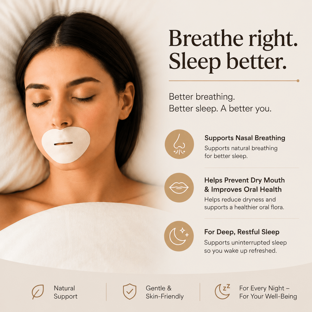 Brightr Mouth Tape for better Nasal Breathing - Joe’s Haven