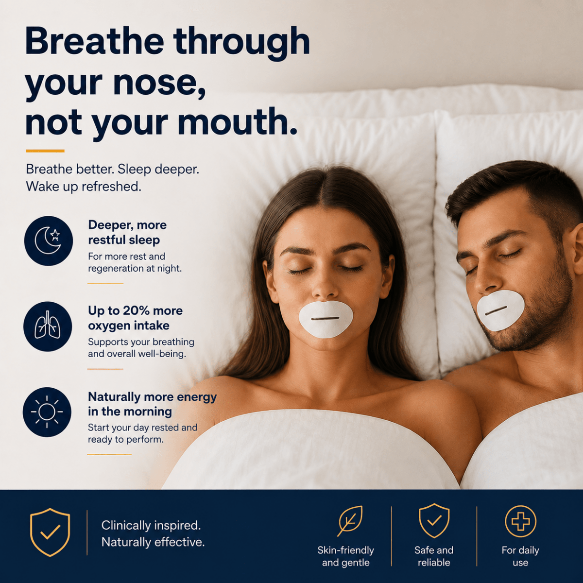 Brightr Mouth Tape for better Nasal Breathing - Joe’s Haven
