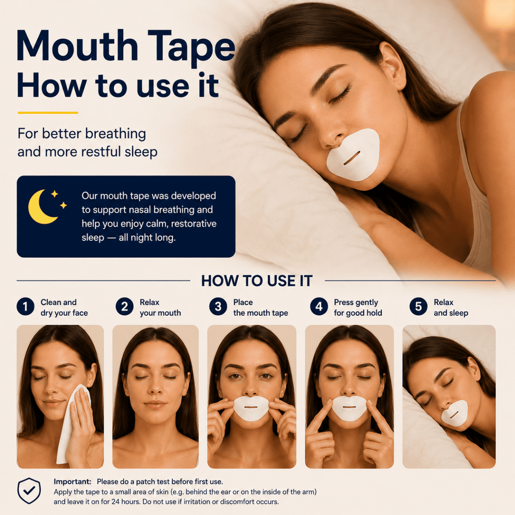 Brightr Mouth Tape for better Nasal Breathing - Joe’s Haven