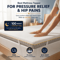 Brightr® Aurora Deluxe 2 in 1 Best Memory Foam mattress topper - Medium Firm - Joe’s Haven