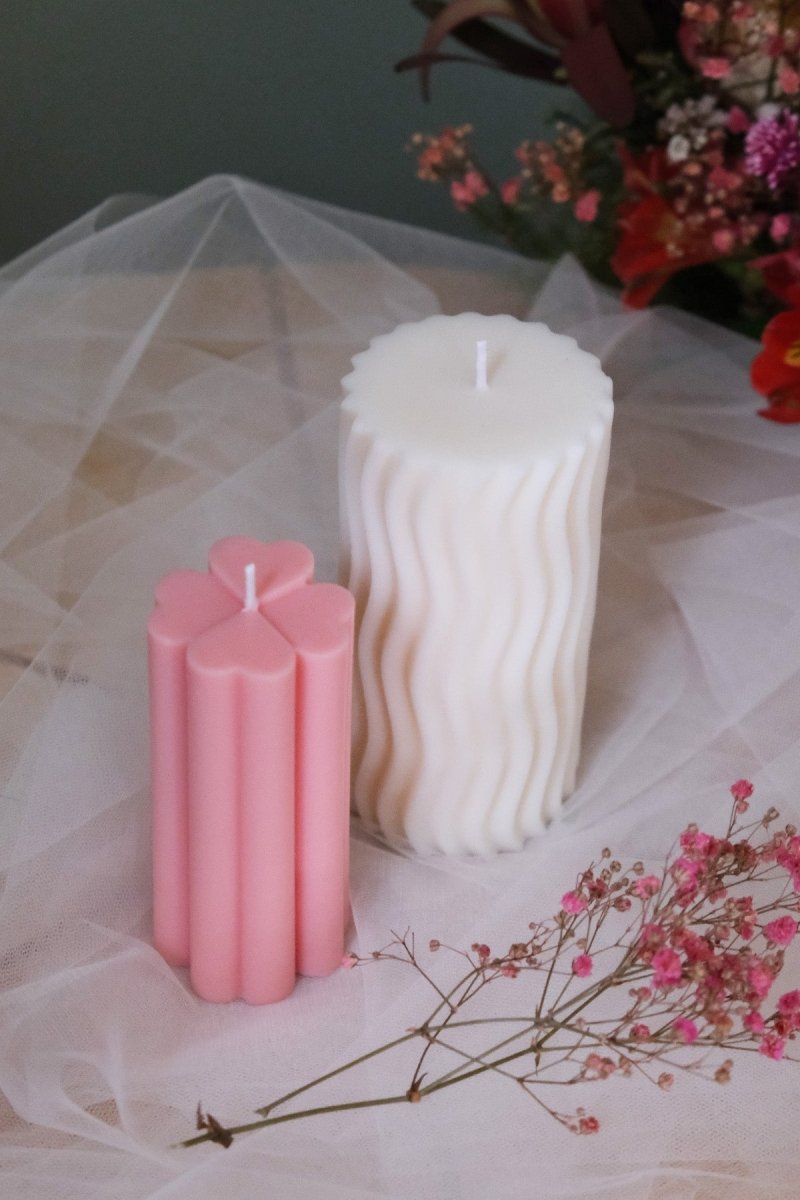 Cherry Blossom Pillar Candle - Joe’s Haven