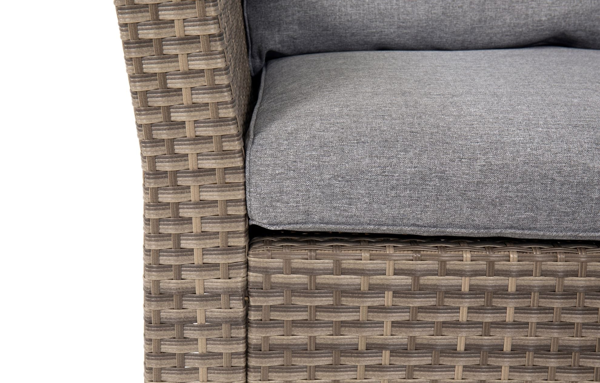 Grey Rattan 5 Seater Corner Garden Sofa Set - Joe’s Haven