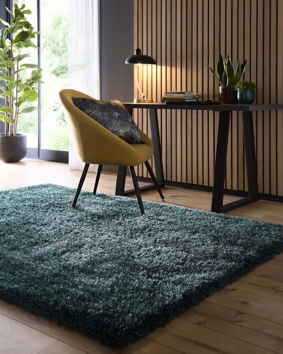 Chicago Forest Green Shaggy Rug - Joe’s Haven