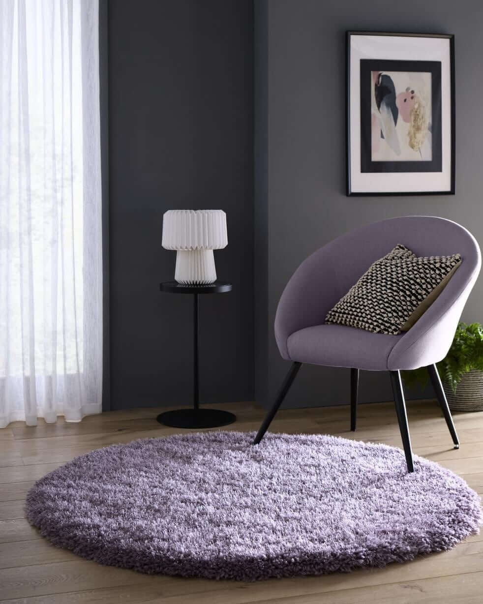Chicago Lavender Shaggy Rug - Joe’s Haven