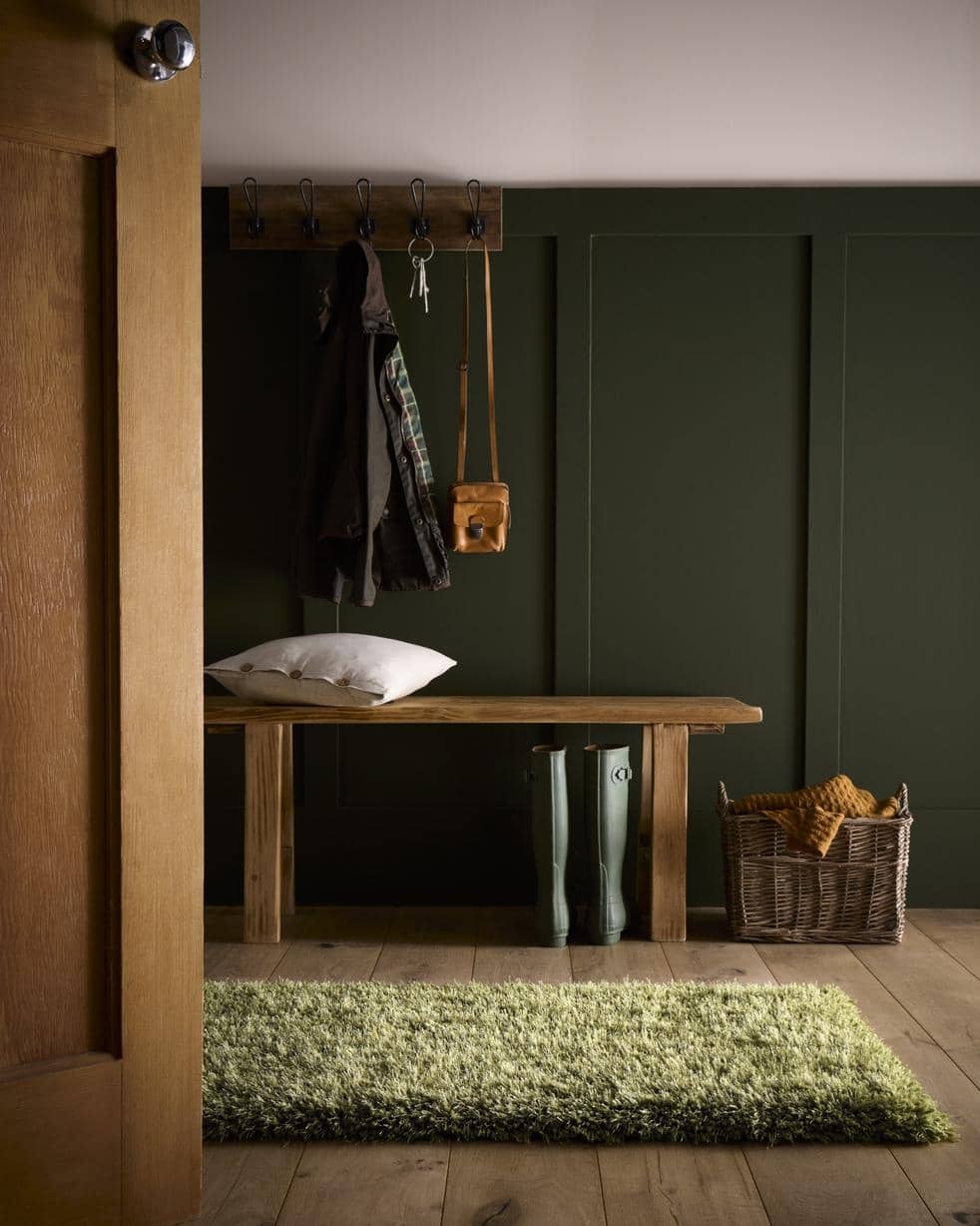 Chicago Olive Green Shaggy Rug - Joe’s Haven