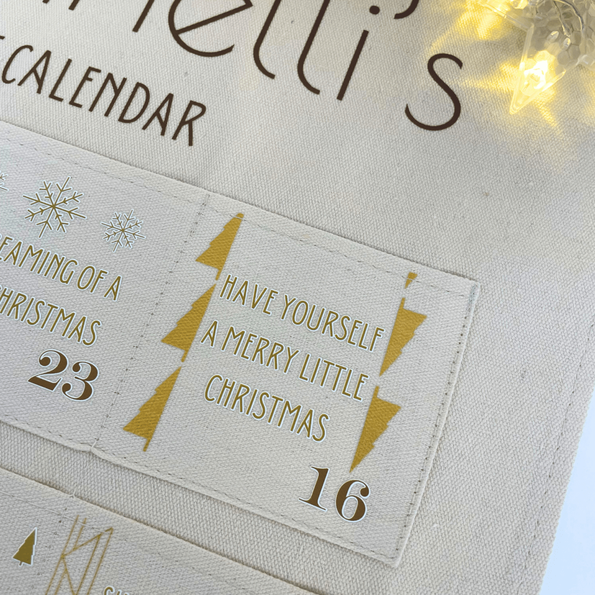 Personalised Christmas Hits Advent Calendar Countdown - Christmas songs advent calendar for kids - Joe’s Haven