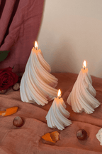 Christmas Tree Swirl Candle - Joe’s Haven