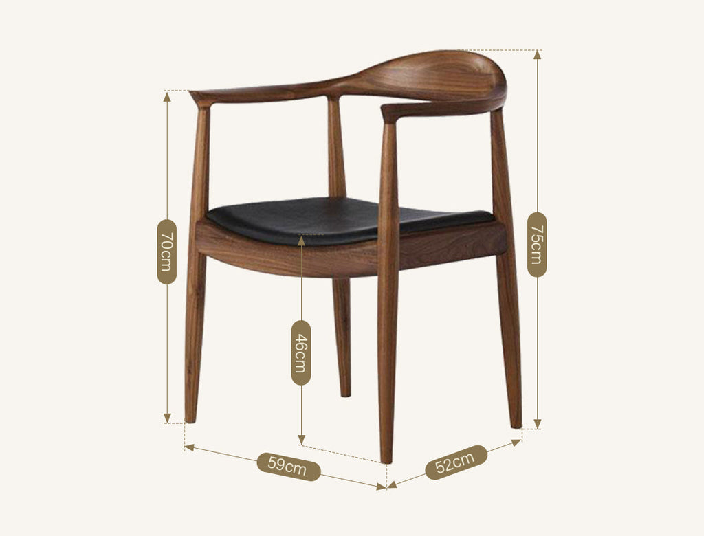 Classic Kennedy Style Dining Chair, Oak