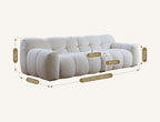 Cora Cloud Two/Three Seater Sofa, Boucle - Joe’s Haven